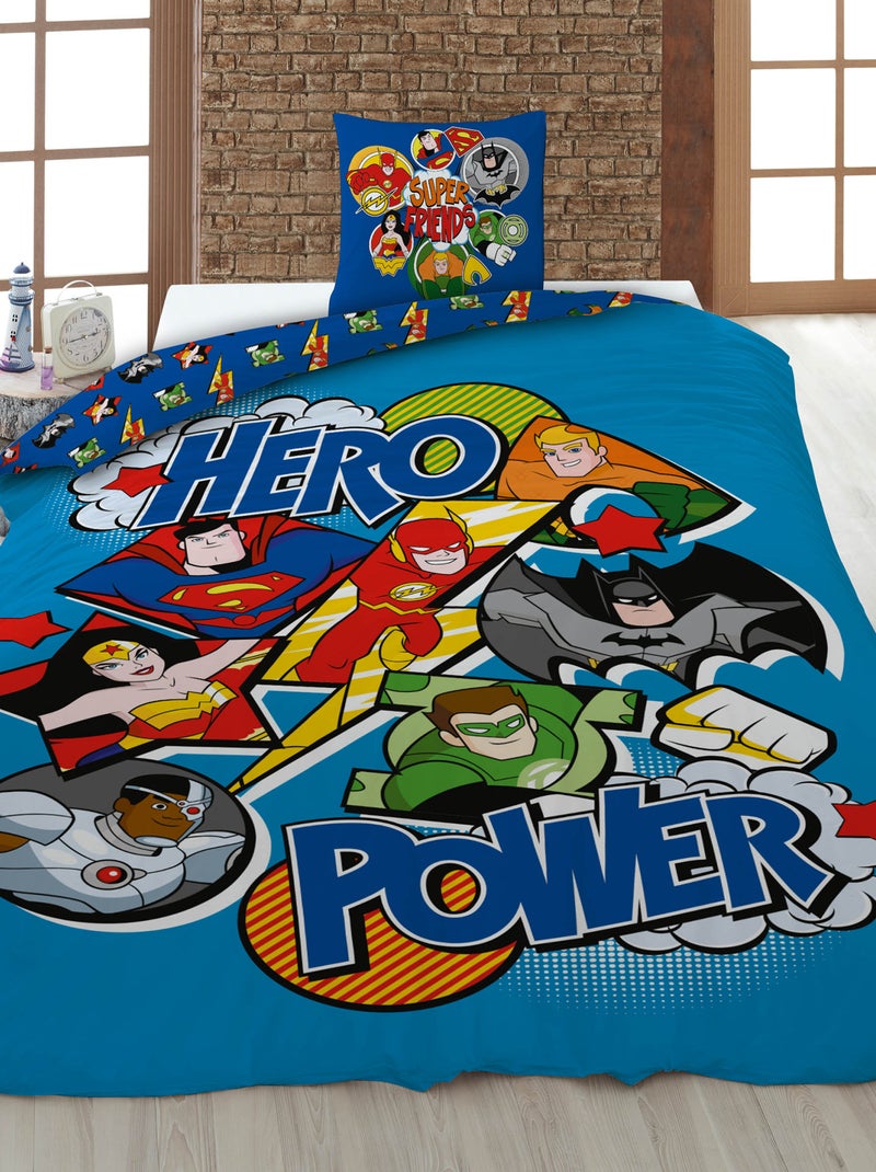 Dekbedset 'Hero' - Voor 1-persoonsbed Blauw - Kiabi