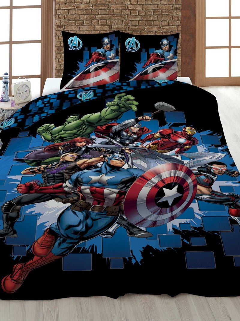Dekbedset met 'Avengers' van 'Marvel' - 1-persoonsbed BIEGE - Kiabi