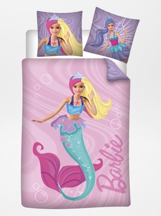 Dekbedset met Barbie-print - 1-persoonsbed