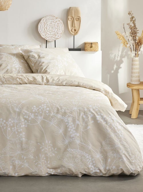 Dekbedset met bloemenprint - 2-delig - Kiabi