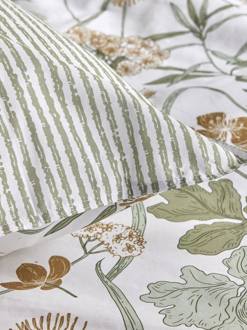 Dekbedset met bloemenprint - Voor 2-persoonsbed - Kiabi