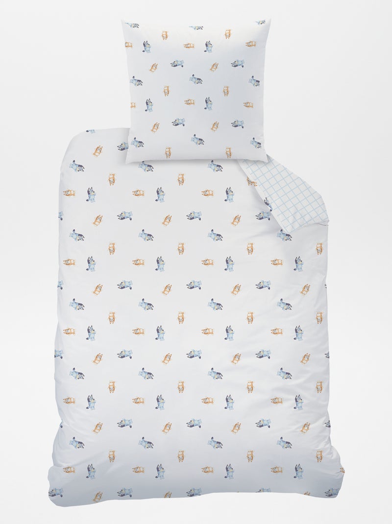 Dekbedset met 'Bluey'-print - 1-persoonsbed BLAUW - Kiabi