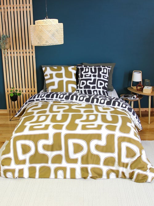 Dekbedset met fantaisieprint - Voor 2-persoonsbed - Kiabi