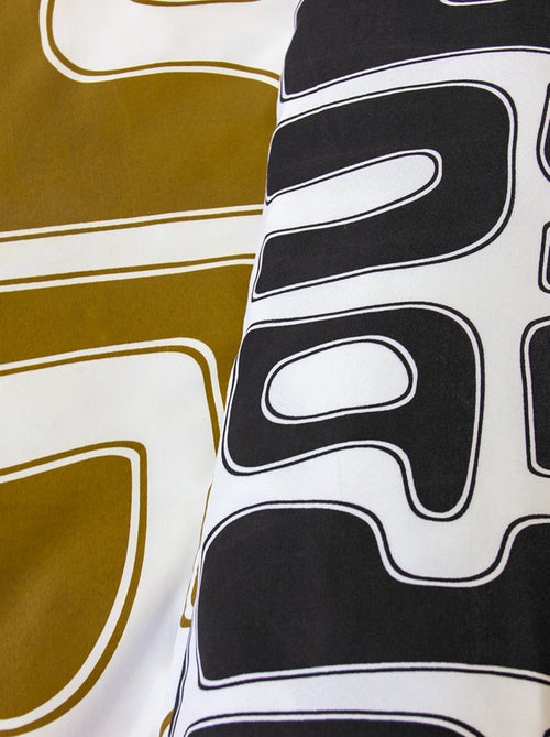 Dekbedset met fantaisieprint - Voor 2-persoonsbed - Kiabi