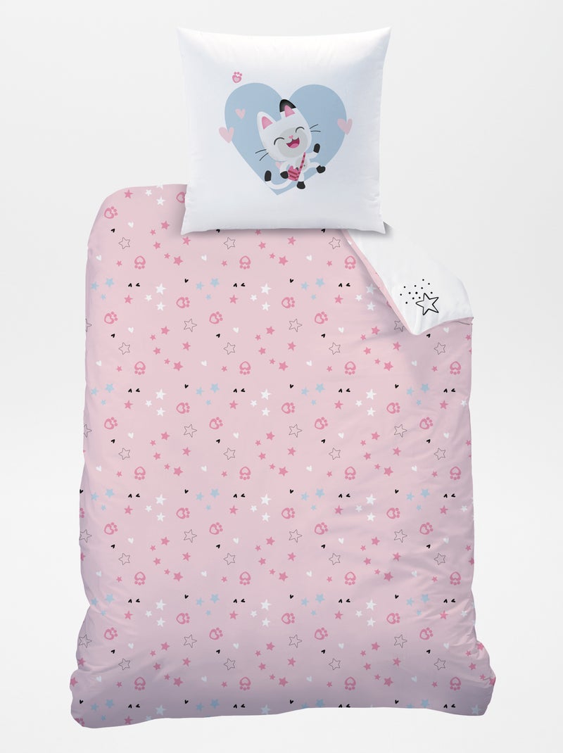 Dekbedset met 'Gabby's Poppenhuis'-print - 1-persoonsbed ROSE - Kiabi