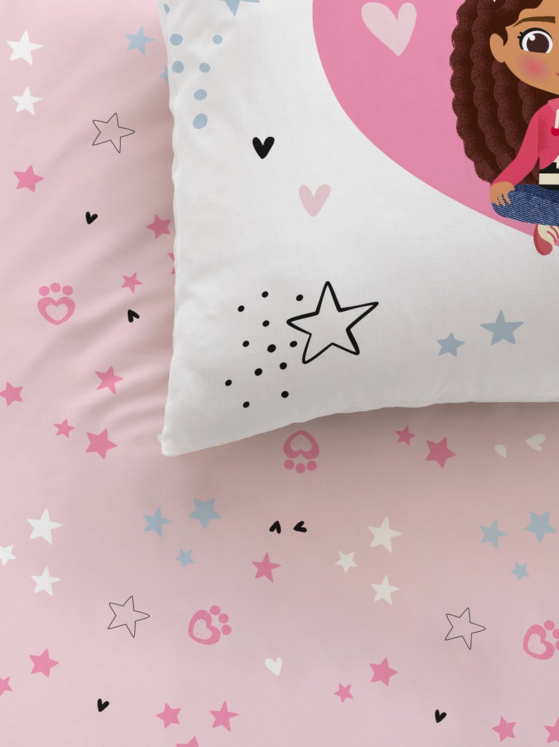 Dekbedset met 'Gabby's Poppenhuis'-print - 1-persoonsbed ROSE - Kiabi