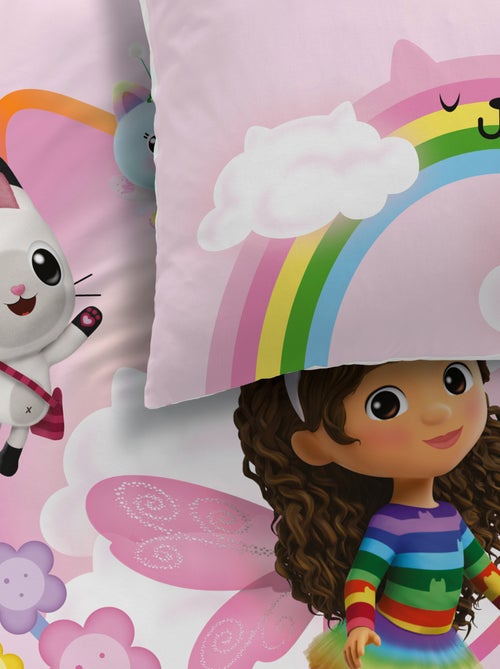 Dekbedset met Gabby's Poppenhuis-print - 1-persoonsbed - Kiabi