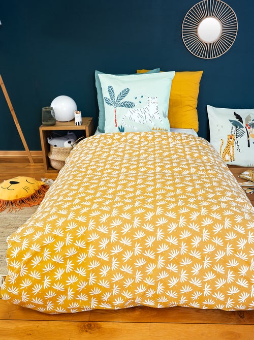 Dekbedset met jungleprint - 1-persoonsbed - Kiabi
