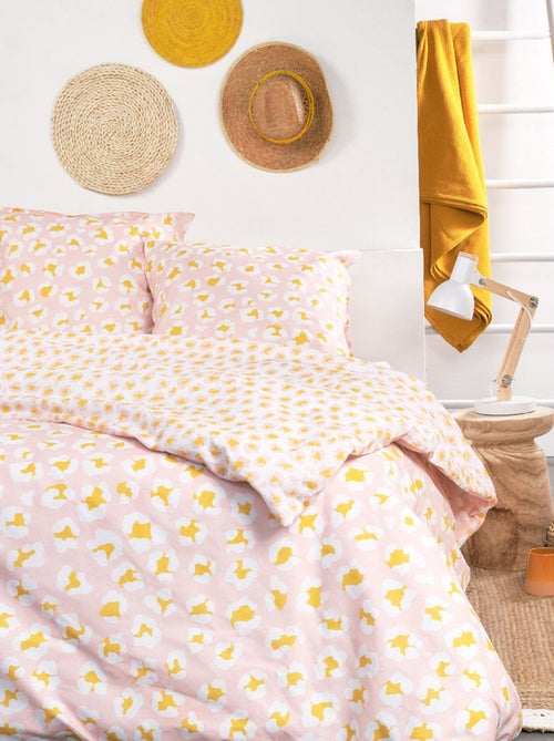 Dekbedset met luipaardprint - Voor 2-persoonsbed - Kiabi