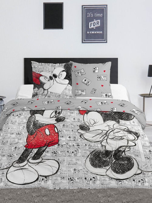 Dekbedset met 'Minnie'-print - Voor 2-persoonsbed - Kiabi