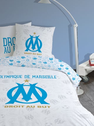 Dekbedset met 'Olympique de Marseille'-print - 1-persoonsbed