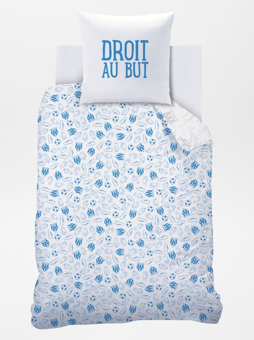 Dekbedset met 'Olympique de Marseille'-print - 1-persoonsbed - Kiabi