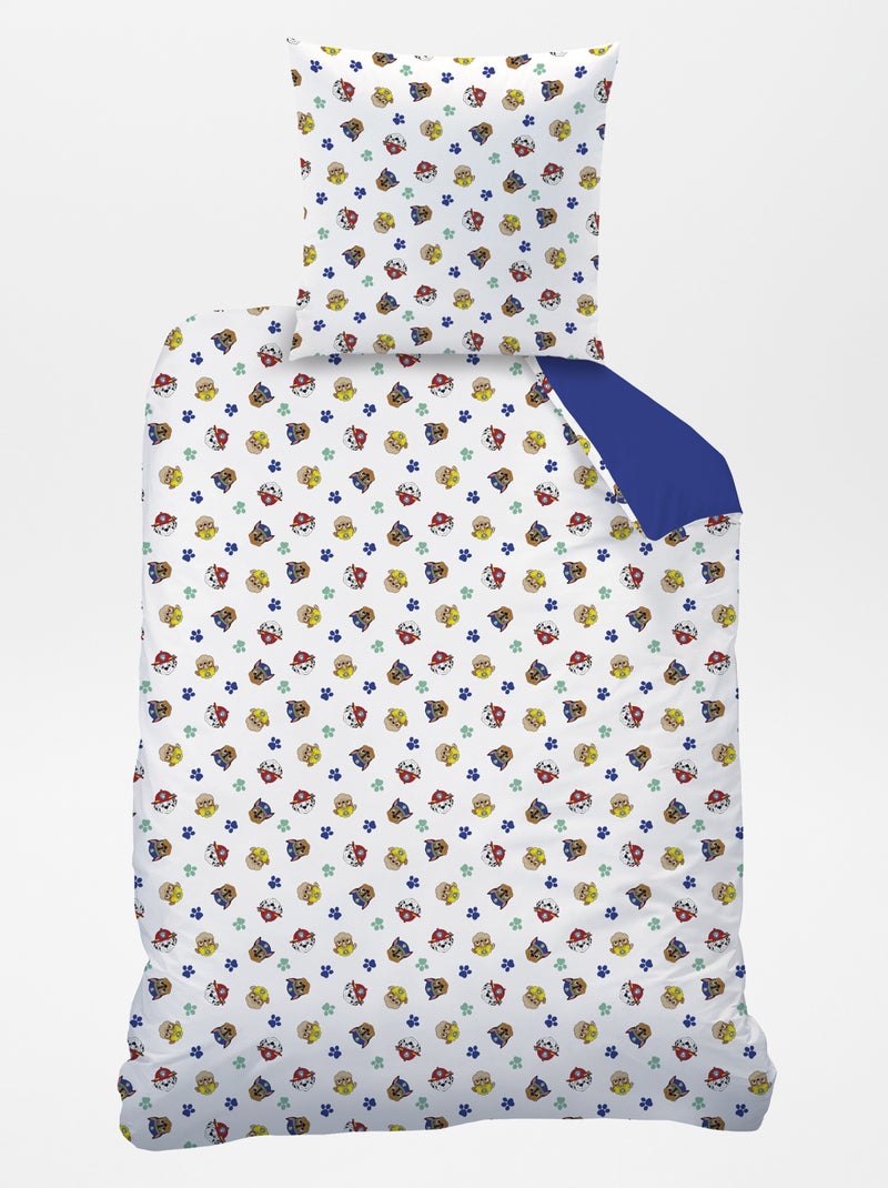 Dekbedset met 'PAW Patrol'-print - 1-persoonsbed BLAUW - Kiabi