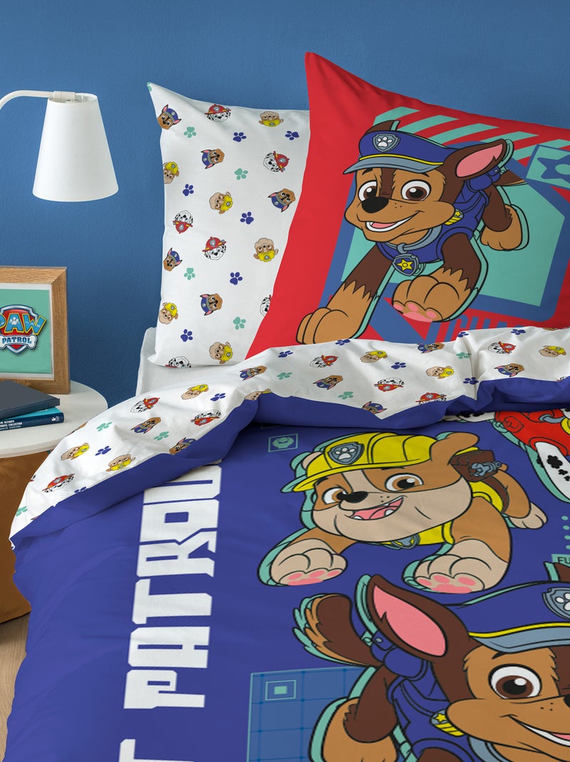 Dekbedset met 'PAW Patrol'-print - 1-persoonsbed BLAUW - Kiabi