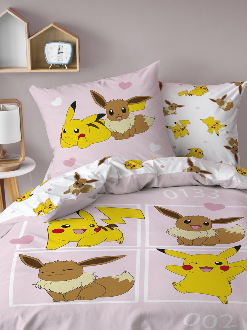 Dekbedset met 'Pokémon'-print Rose - Kiabi