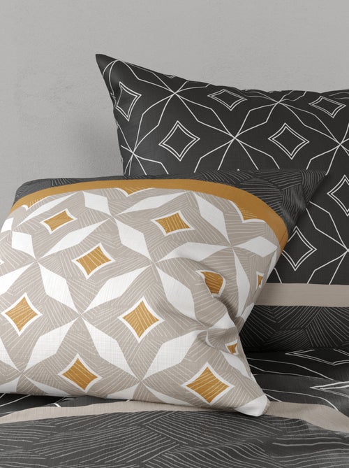 Dekbedset met print - 2-persoonsbed - Kiabi