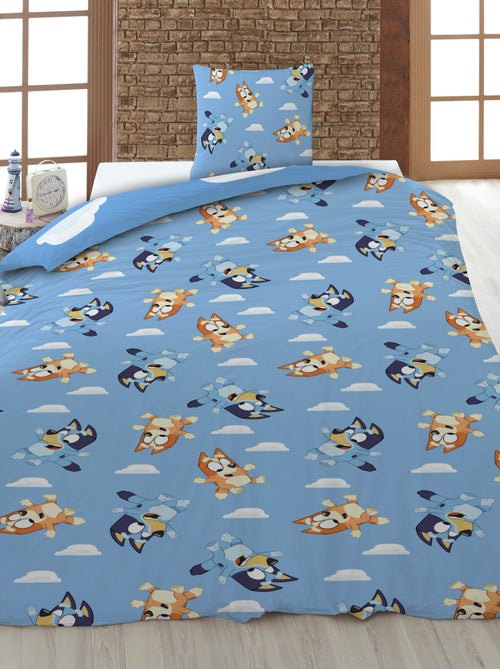 Dekbedset met print - dekbedovertrek + 2 kussenslopen - Voor 2-persoonsbed - Kiabi