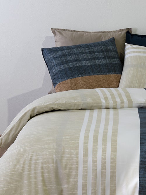 Dekbedset met print - dekbedovertrek + 2 kussenslopen - Voor 2-persoonsbed - Kiabi