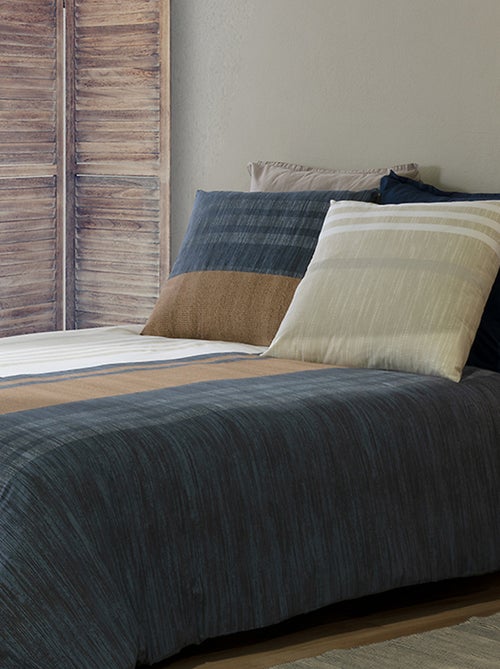 Dekbedset met print - dekbedovertrek + 2 kussenslopen - Voor 2-persoonsbed - Kiabi