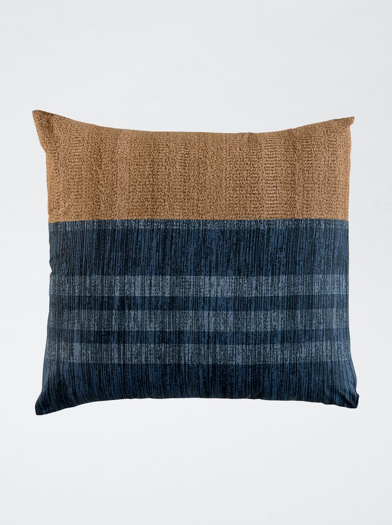 Dekbedset met print - dekbedovertrek + 2 kussenslopen - Voor 2-persoonsbed Blauw - Kiabi