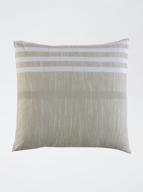 Dekbedset met print - dekbedovertrek + 2 kussenslopen - Voor 2-persoonsbed - Kiabi