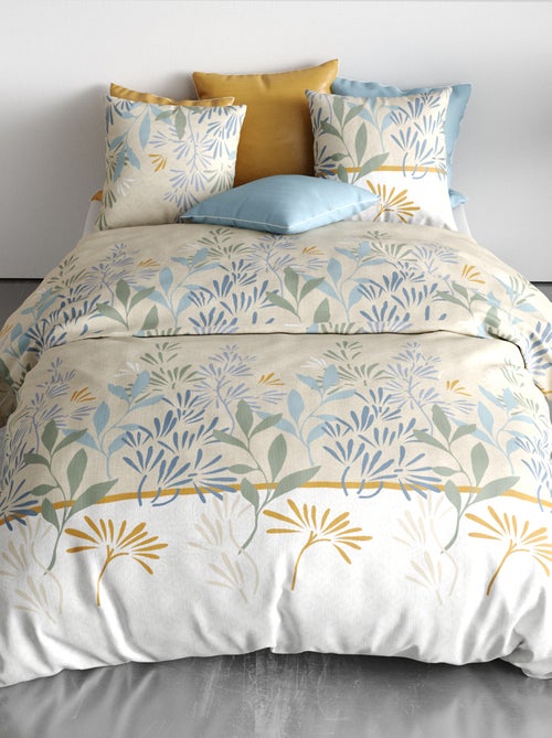 Dekbedset met print - dekbedovertrek + 2 kussenslopen - Voor 2-persoonsbed - Kiabi