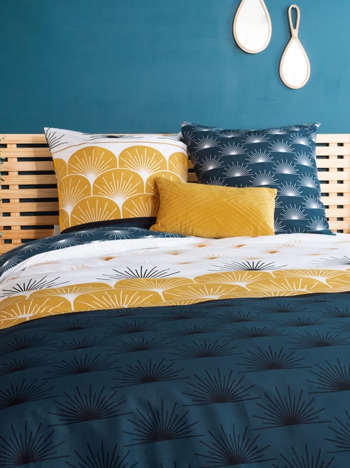 Dekbedset met print - Voor 2-persoonsbed - Kiabi