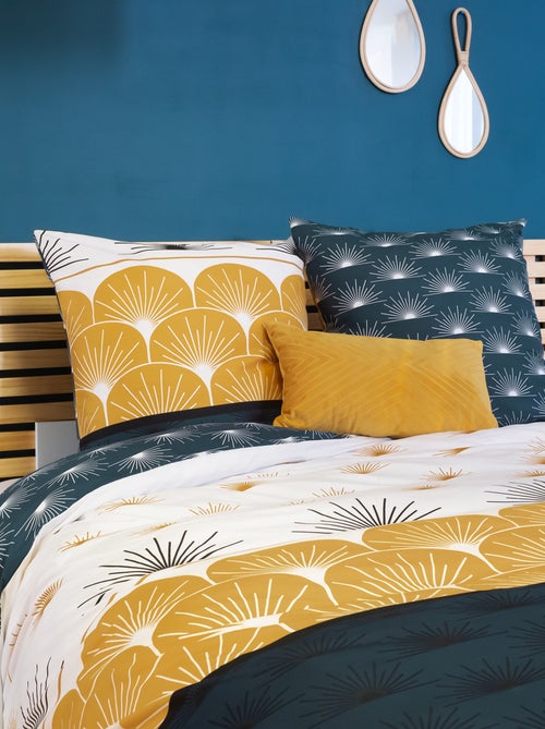 Dekbedset met print - Voor 2-persoonsbed - Kiabi