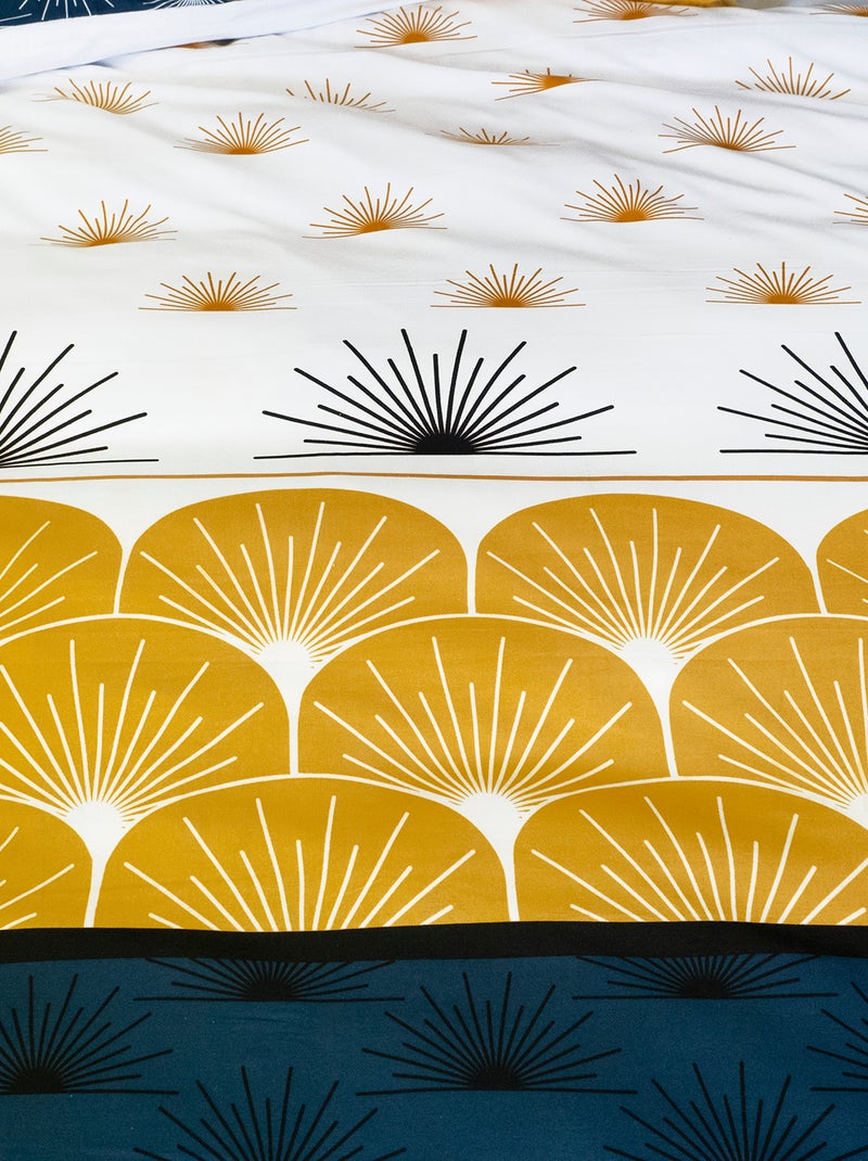 Dekbedset met print - Voor 2-persoonsbed BLAUW - Kiabi