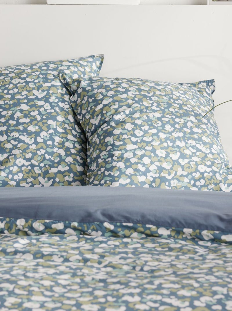 Dekbedset met print - Voor 2-persoonsbed Blauw - Kiabi