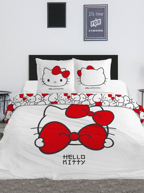 Dekbedset met print 'Hello Kitty' - Voor 2-persoonsbed - Kiabi