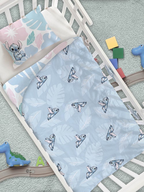 Dekbedset met Stitch-print - 1-persoonsbed - Kiabi