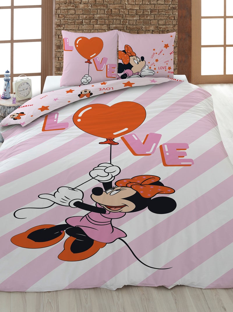 Dekbedset 'Minnie' - 1-persoonsbed ROSE - Kiabi