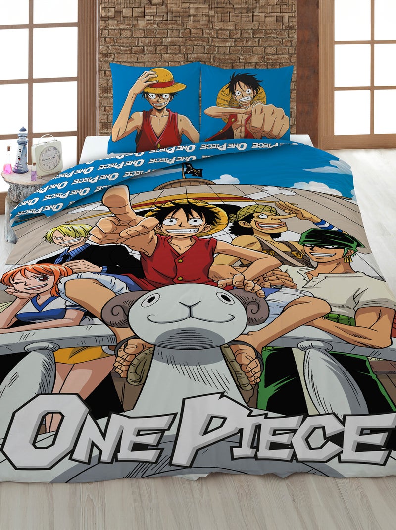 Dekbedset 'One Piece' - 1-persoonsbed WIT - Kiabi