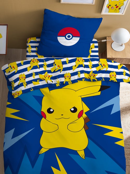 Dekbedset 'Pokémon' - 1-persoonsbed - Kiabi