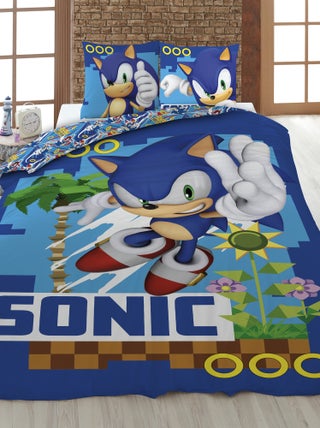 Dekbedset 'Sonic' - 1-persoonsbed