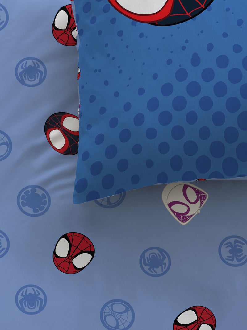 Dekbedset 'Spidey' - Voor 1-persoonsbed Blauw - Kiabi
