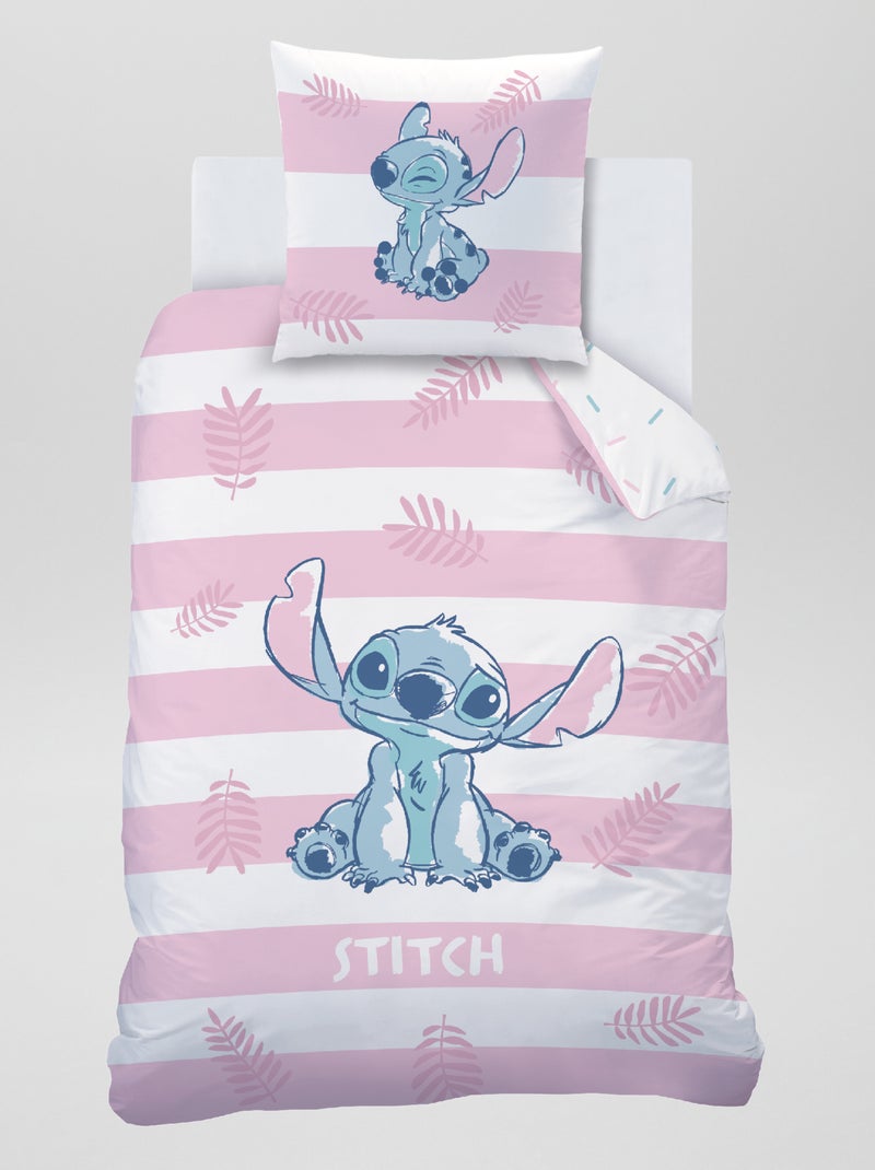 Dekbedset 'Stitch' - 1-persoonsbed ROSE - Kiabi