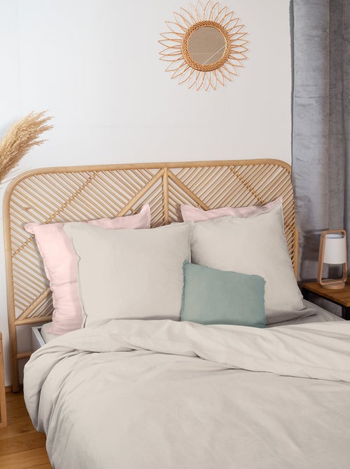 Dekbedset van linnenmix - Voor 2-persoonsbed - Kiabi