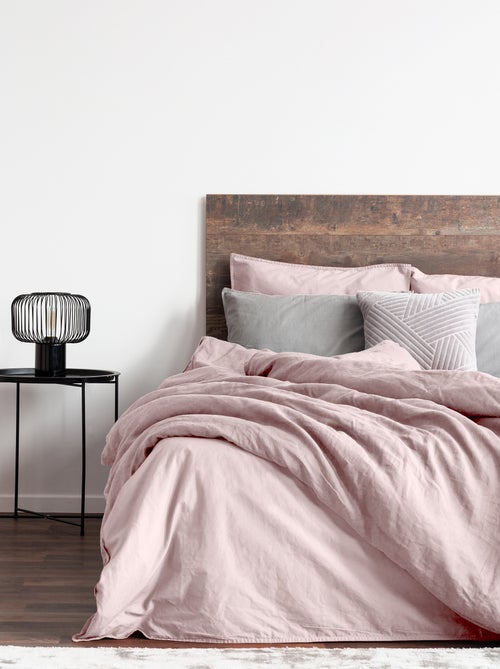 Dekbedset van linnenmix - Voor 2-persoonsbed - Kiabi