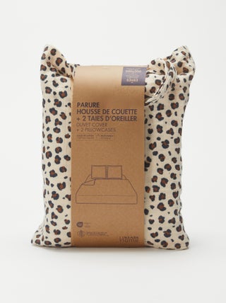 Dekbedset van zachte, luchtige katoen voor 2-persoonsbed (200x200 cm) - Kiabi Home