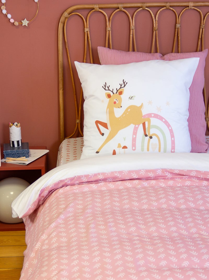 Dekbedset voor 1-persoonsbed 140 x 200 cm ROSE - Kiabi