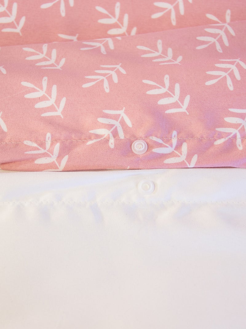 Dekbedset voor 1-persoonsbed 140 x 200 cm ROSE - Kiabi