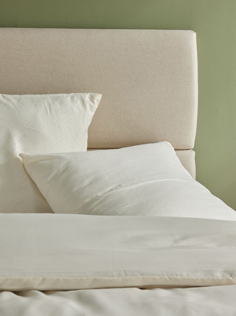 Dekbedset voor 2-persoonsbed - zebramotief Ecru - Kiabi