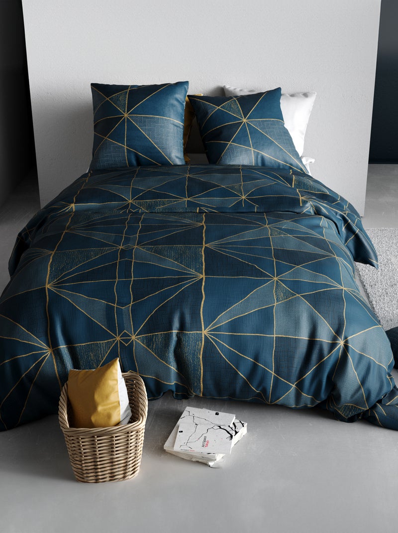 Dekbedset voor 2-persoonsbed BLAUW - Kiabi