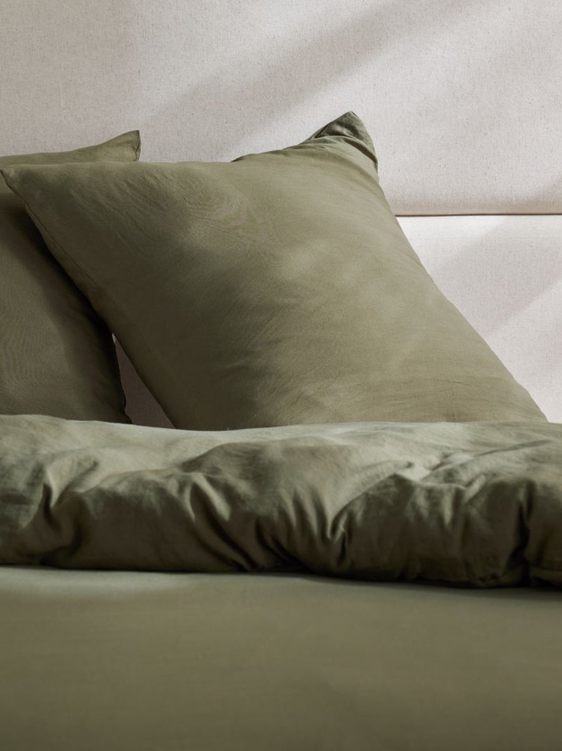 Dekbedset voor 2-persoonsbed KAKI - Kiabi