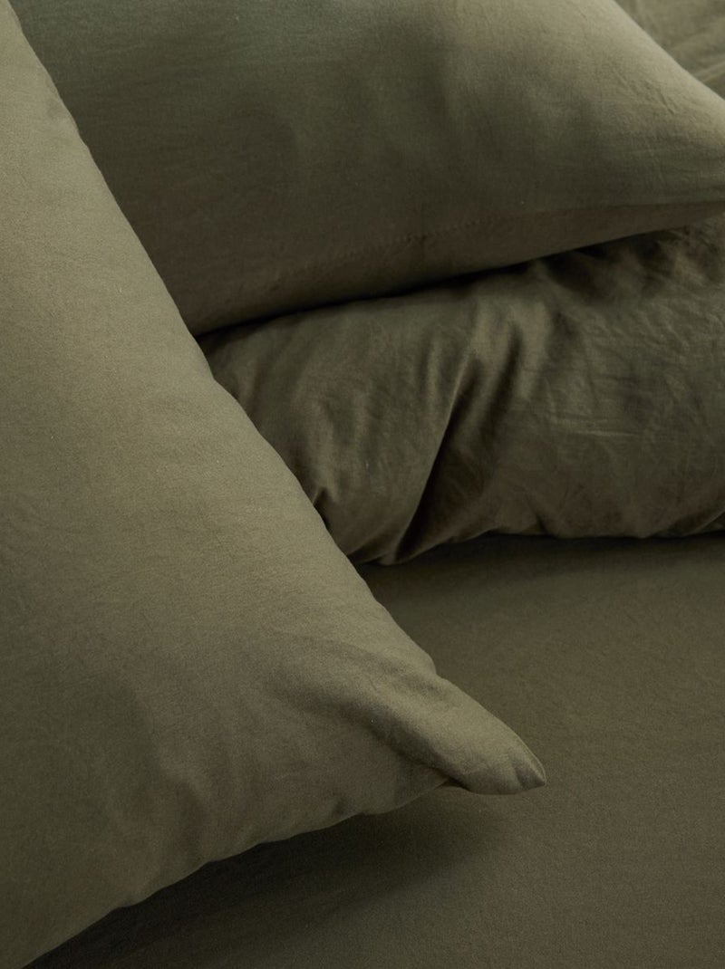 Dekbedset voor 2-persoonsbed KAKI - Kiabi
