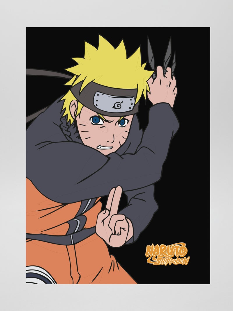 Dekentje 'Naruto' ZWART - Kiabi