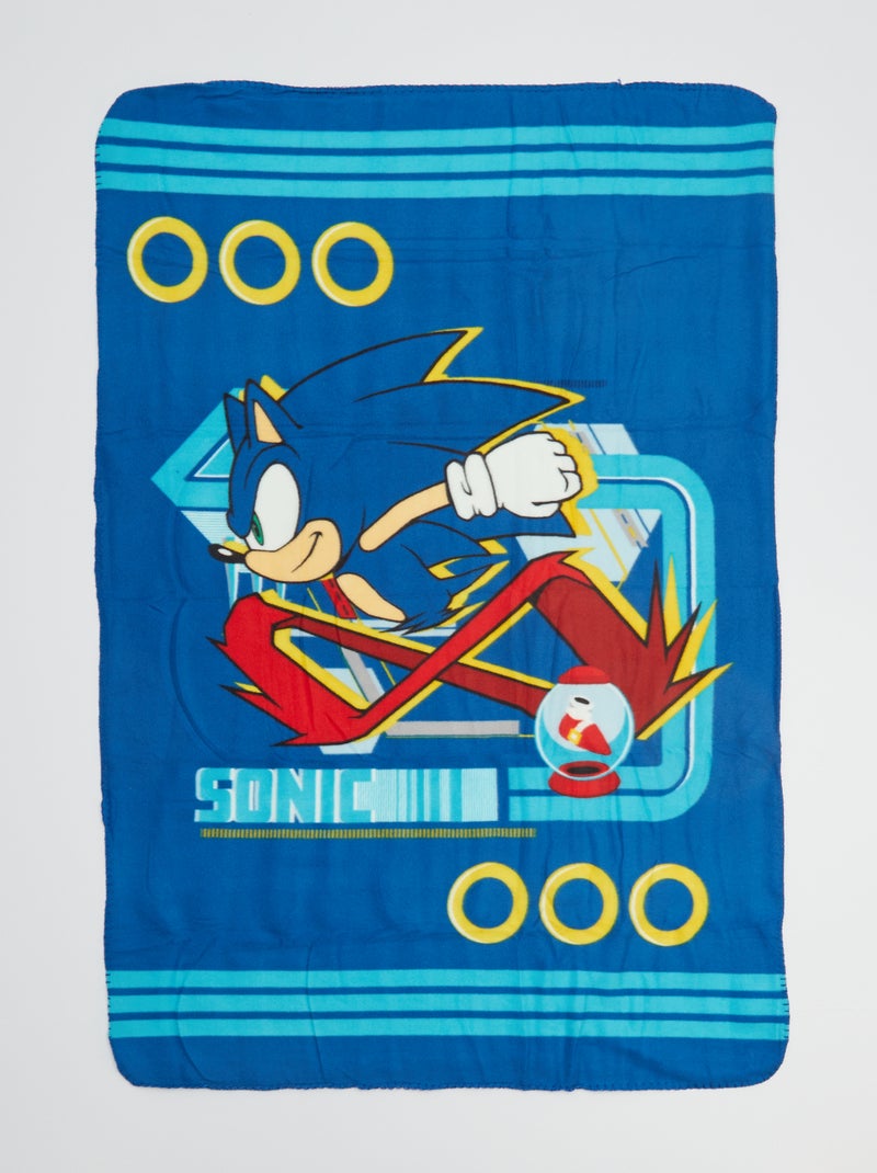 Dekentje 'Sonic' BLAUW - Kiabi