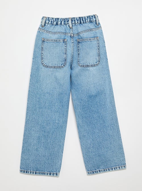 Denim baggy fit met 5 zakken - Kiabi